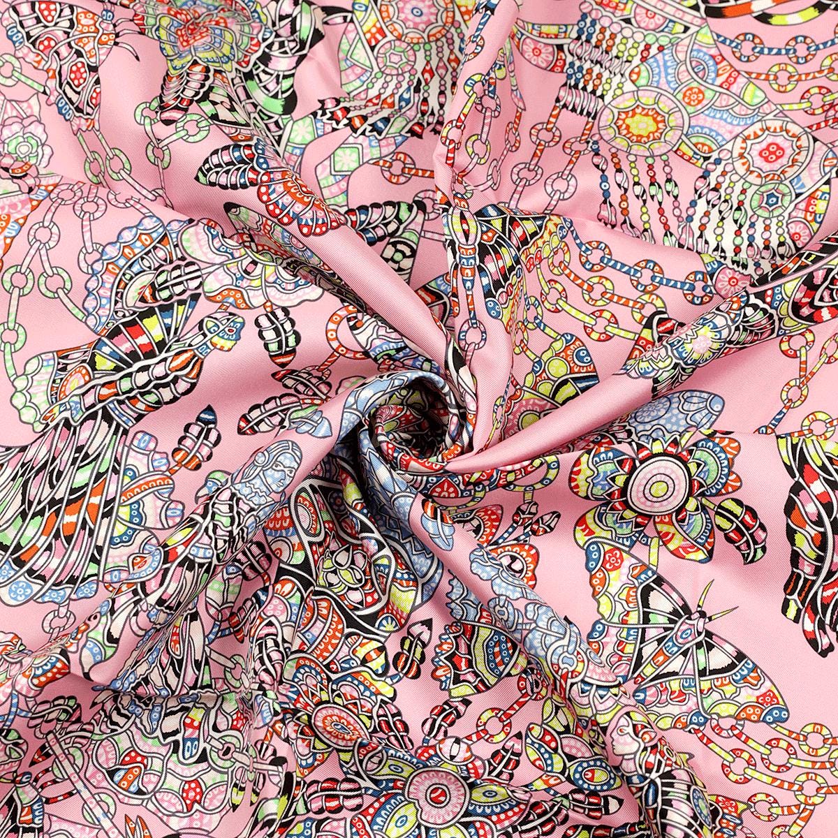 Hermes Scarf "La Legende de la Foret" by Emeline Piot 90cm Silk | Foulard Carre