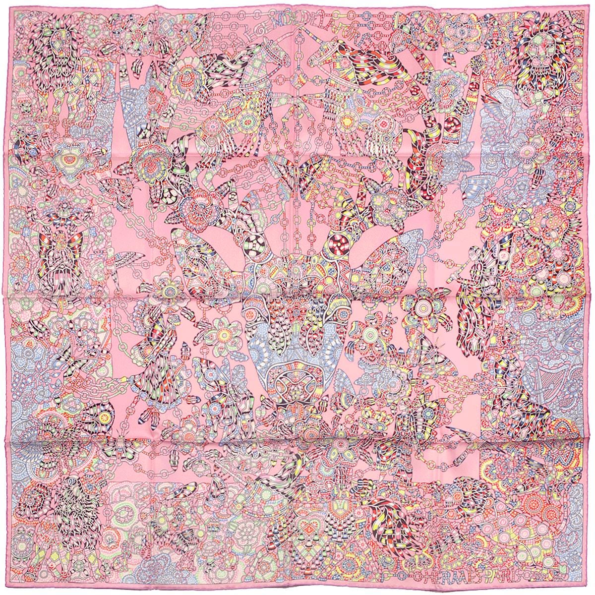 Hermes Scarf "La Legende de la Foret" by Emeline Piot 90cm Silk | Foulard Carre