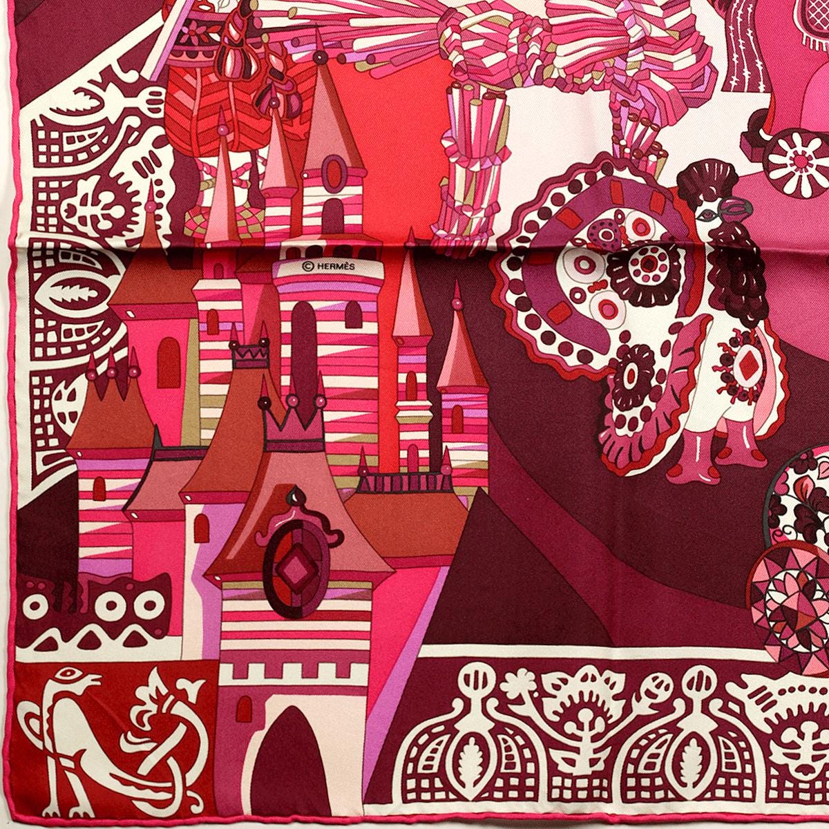 Hermes Scarf "Zabavushka" by Evgenia Miroschnichenko 90cm Silk | Grail