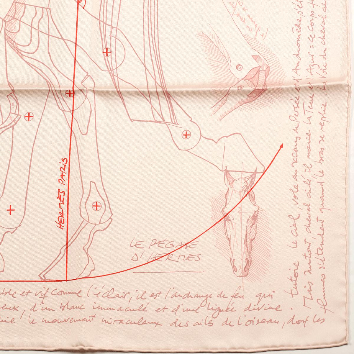 Hermes Scarf "Le Pegase d'Hermes" by Christian Renonciat 90cm Silk | Carre Foulard