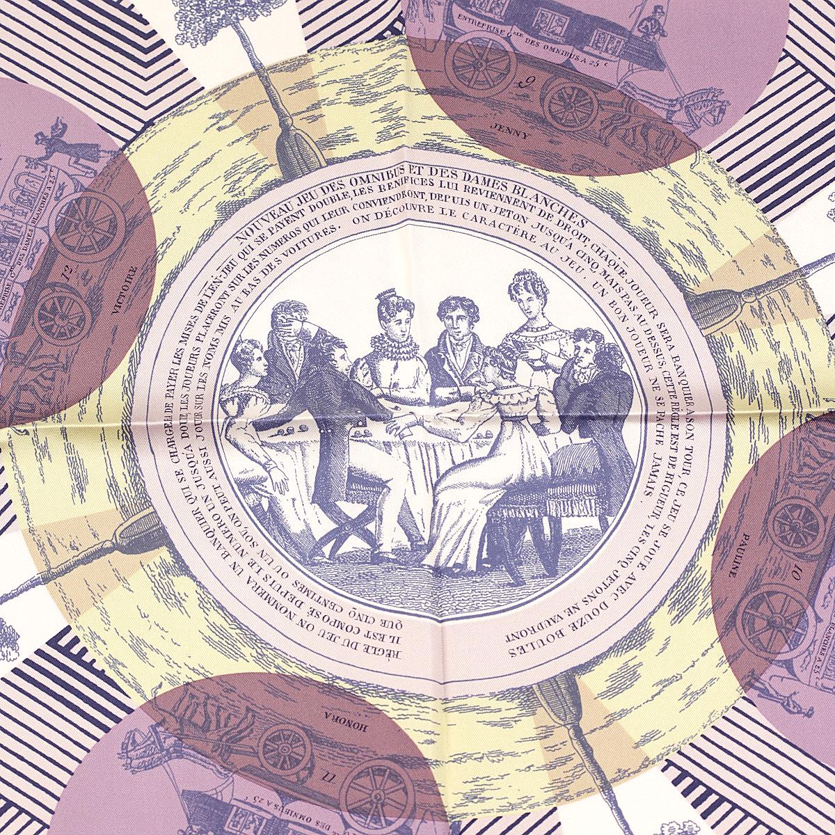 HERMES ガヴロッシュ　JEU DES OMNIBUS REMIX Hermes Scarf 