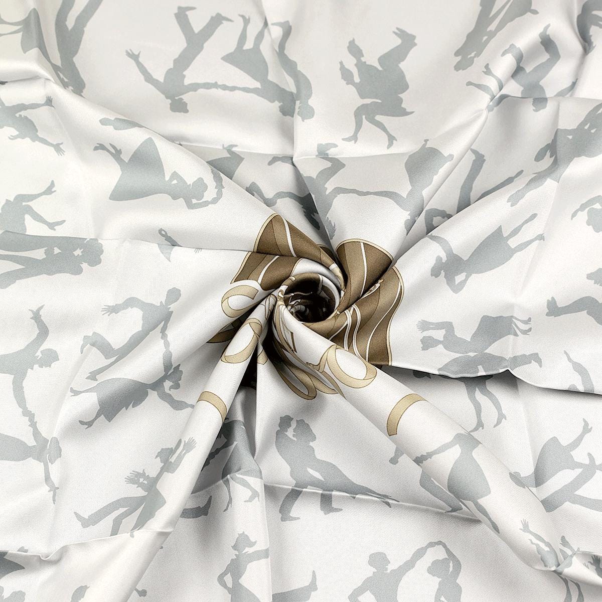 Hermes Scarf "Boogie Woogie" by Sophie Koechlin 90cm Silk | Carre Foulard