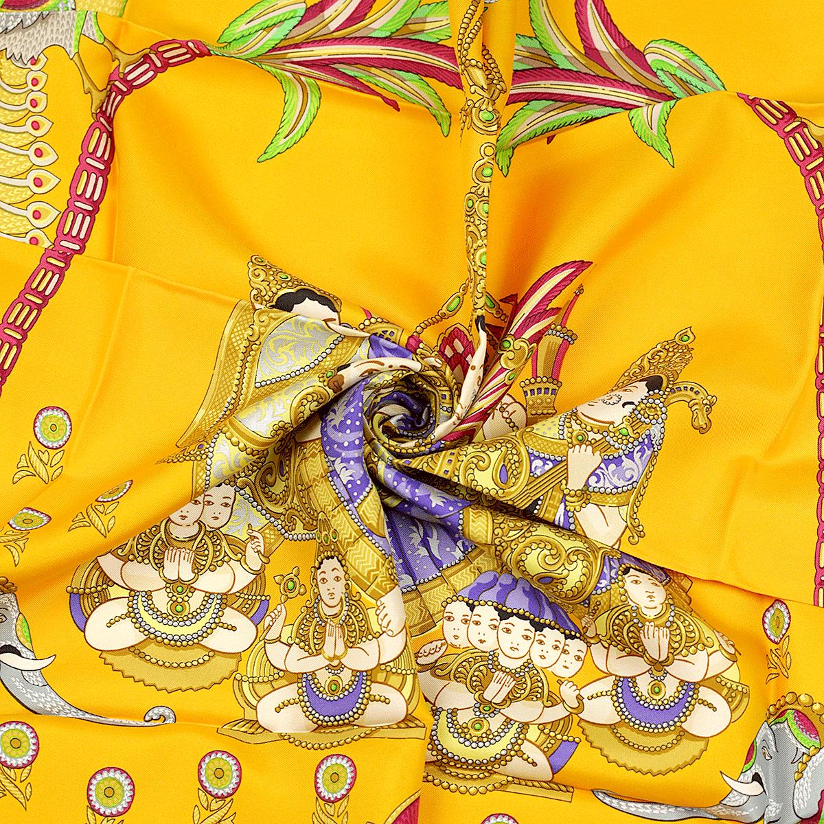 Hermes Scarf "India" by Caty Latham 90cm Silk | Carre