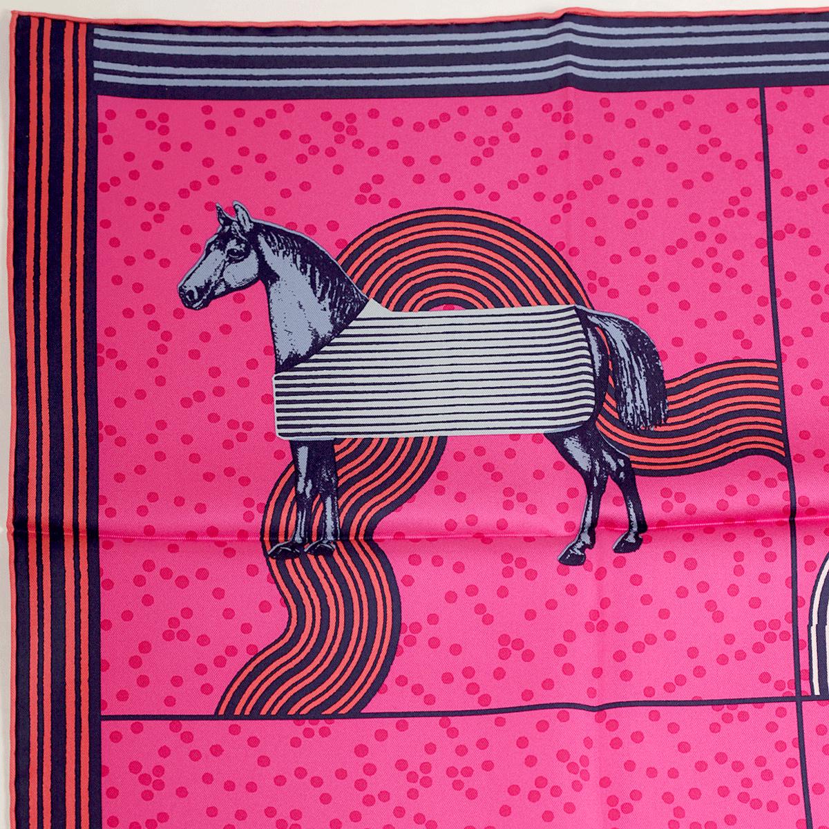 Hermes Scarf "Garde Robe Pop" by Giancarlo Pagni 90cm Silk | Foulard Carre