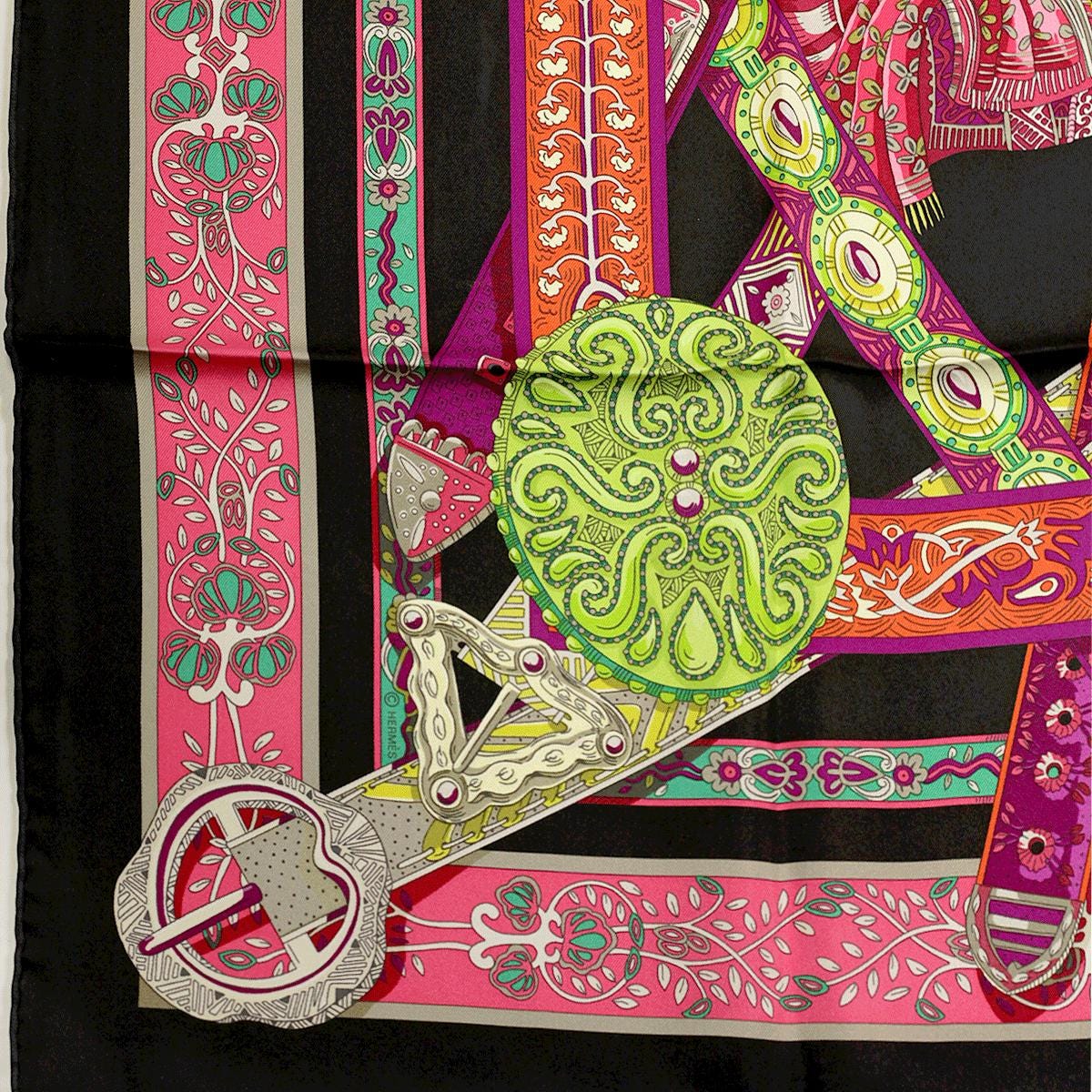 Hermes Scarf "Songe de la Licorne" by Annie Faivre 90cm Silk | Carre Foulard