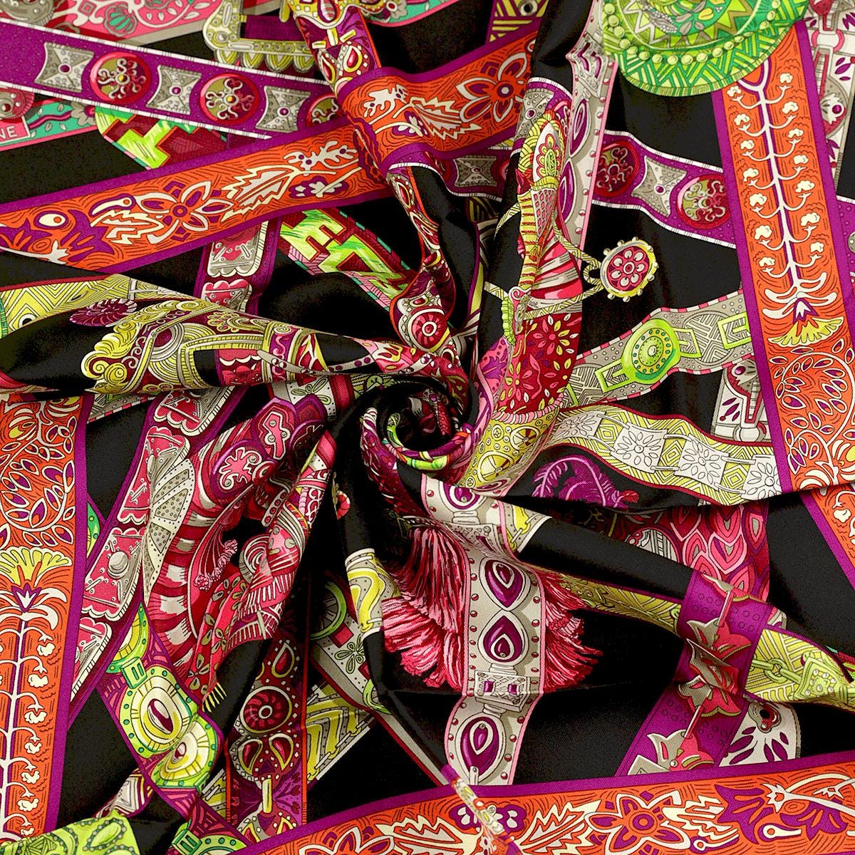 Hermes Scarf "Songe de la Licorne" by Annie Faivre 90cm Silk | Carre Foulard