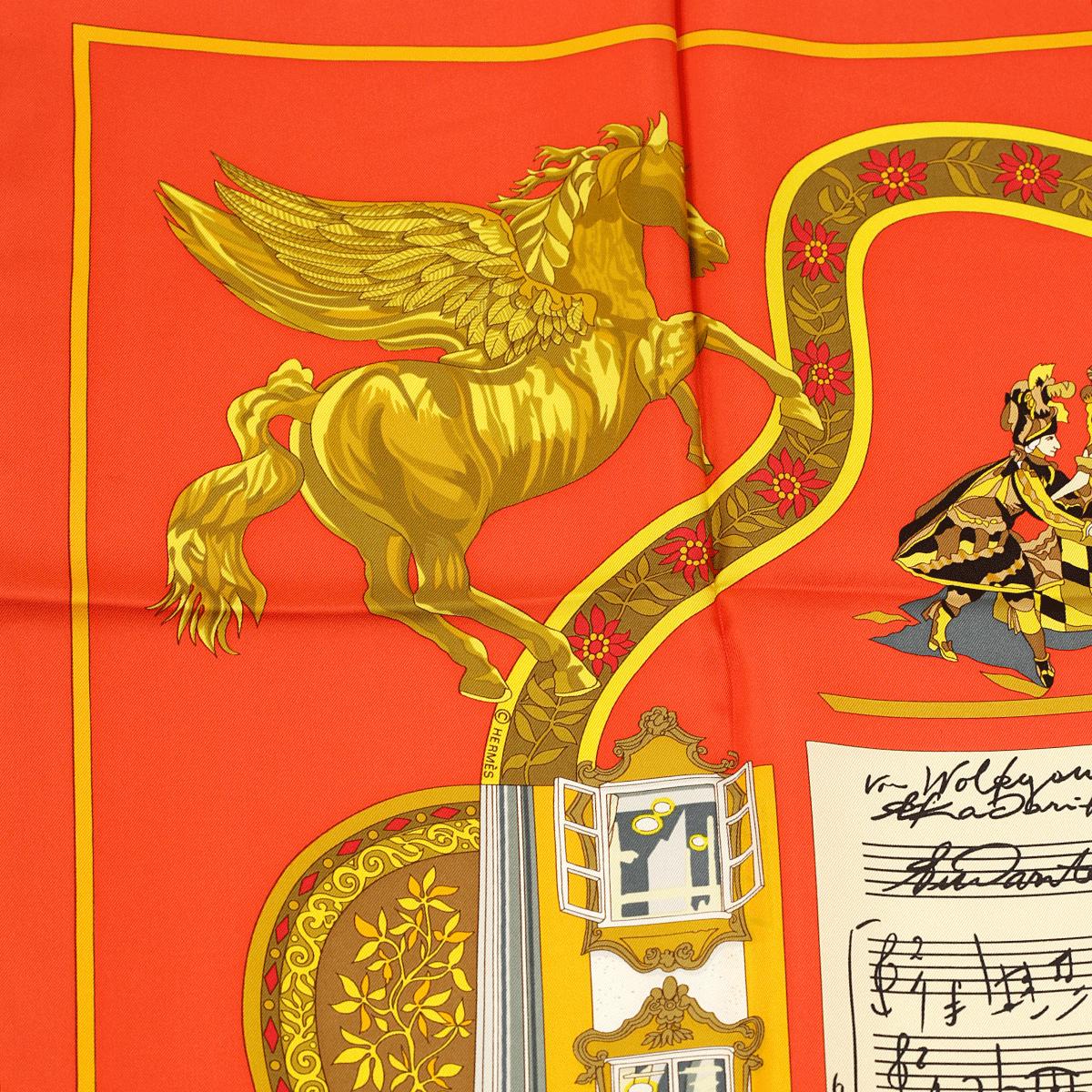 Hermes Scarf "Salzburg" by Loic Dubigeon 90cm Silk | Carre Foulard