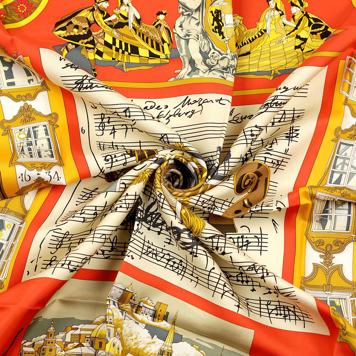 Hermes Scarf "Salzburg" by Loic Dubigeon 90cm Silk | Carre Foulard