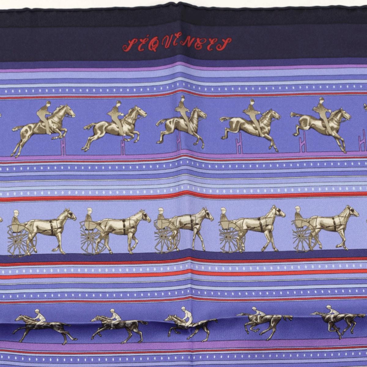 Hermes Scarf 45cm "Sequences" by Caty Latham Silk Gavroche