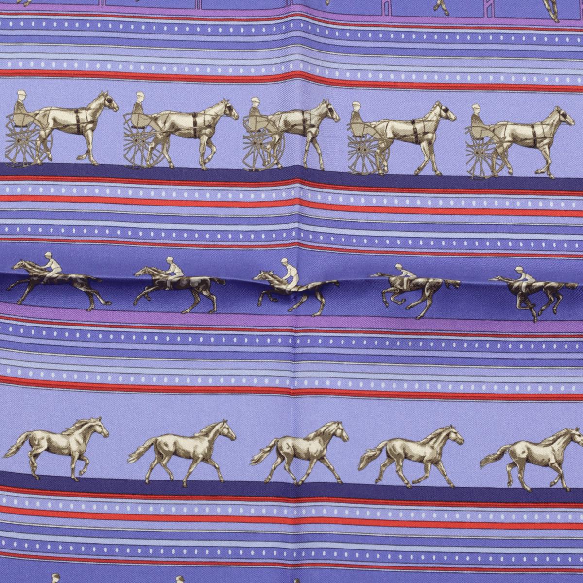 Hermes Scarf 45cm "Sequences" by Caty Latham Silk Gavroche