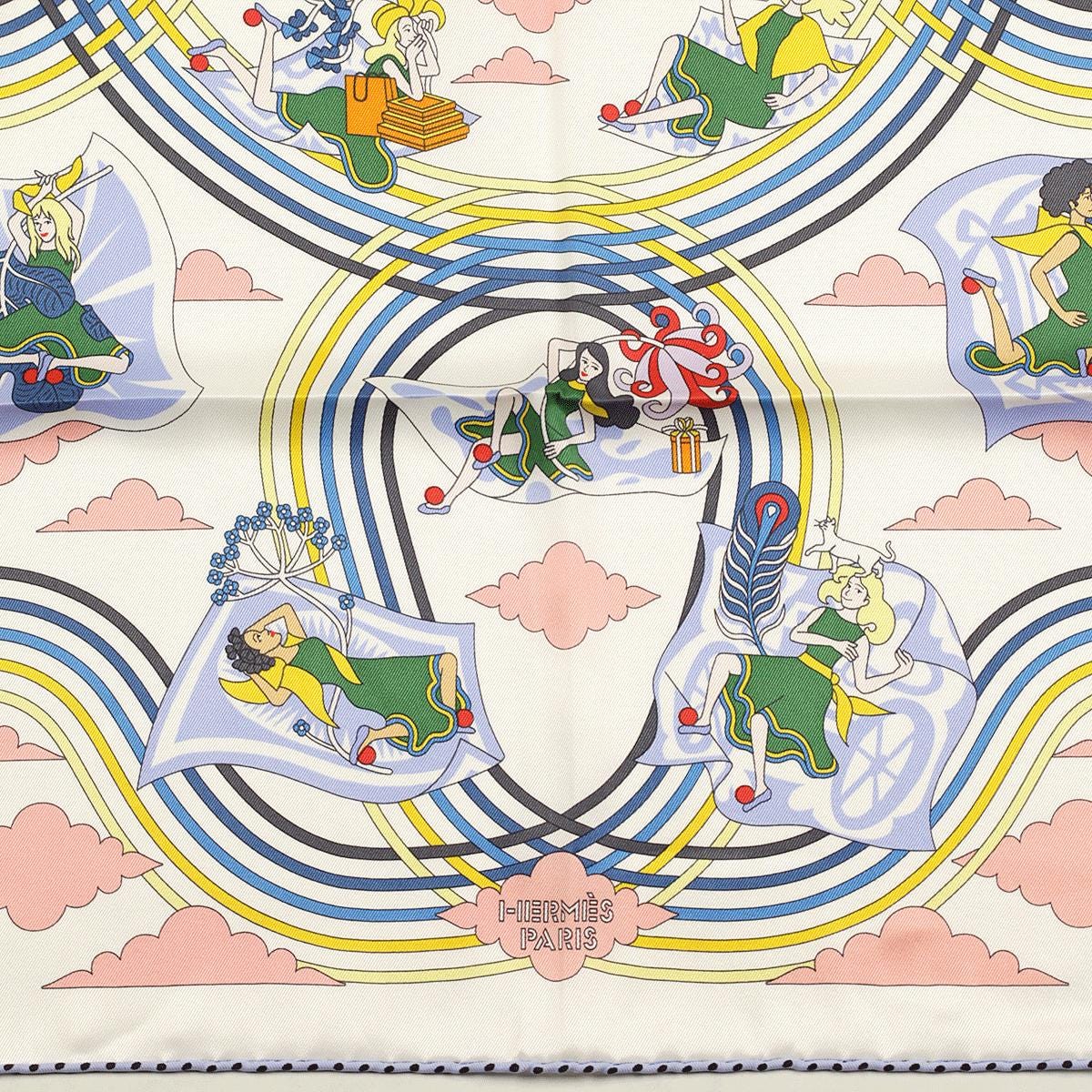 Hermes Scarf "Carres Volants" by Pierre Marie 70cm Silk | Carre Foulard