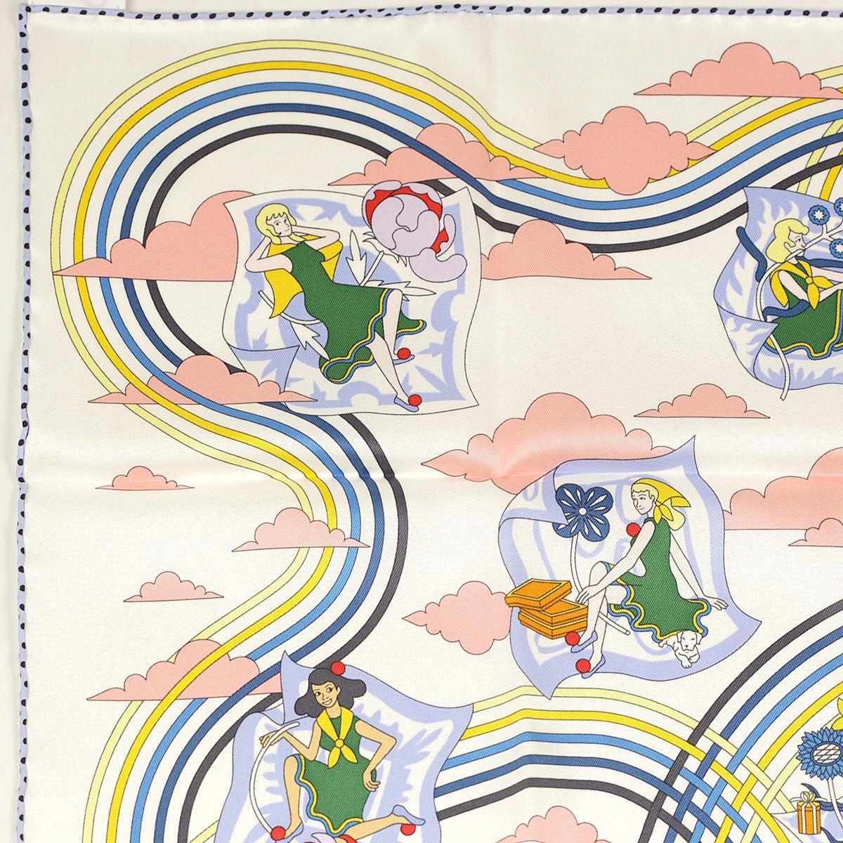 Hermes Scarf "Carres Volants" by Pierre Marie 70cm Silk | Carre Foulard