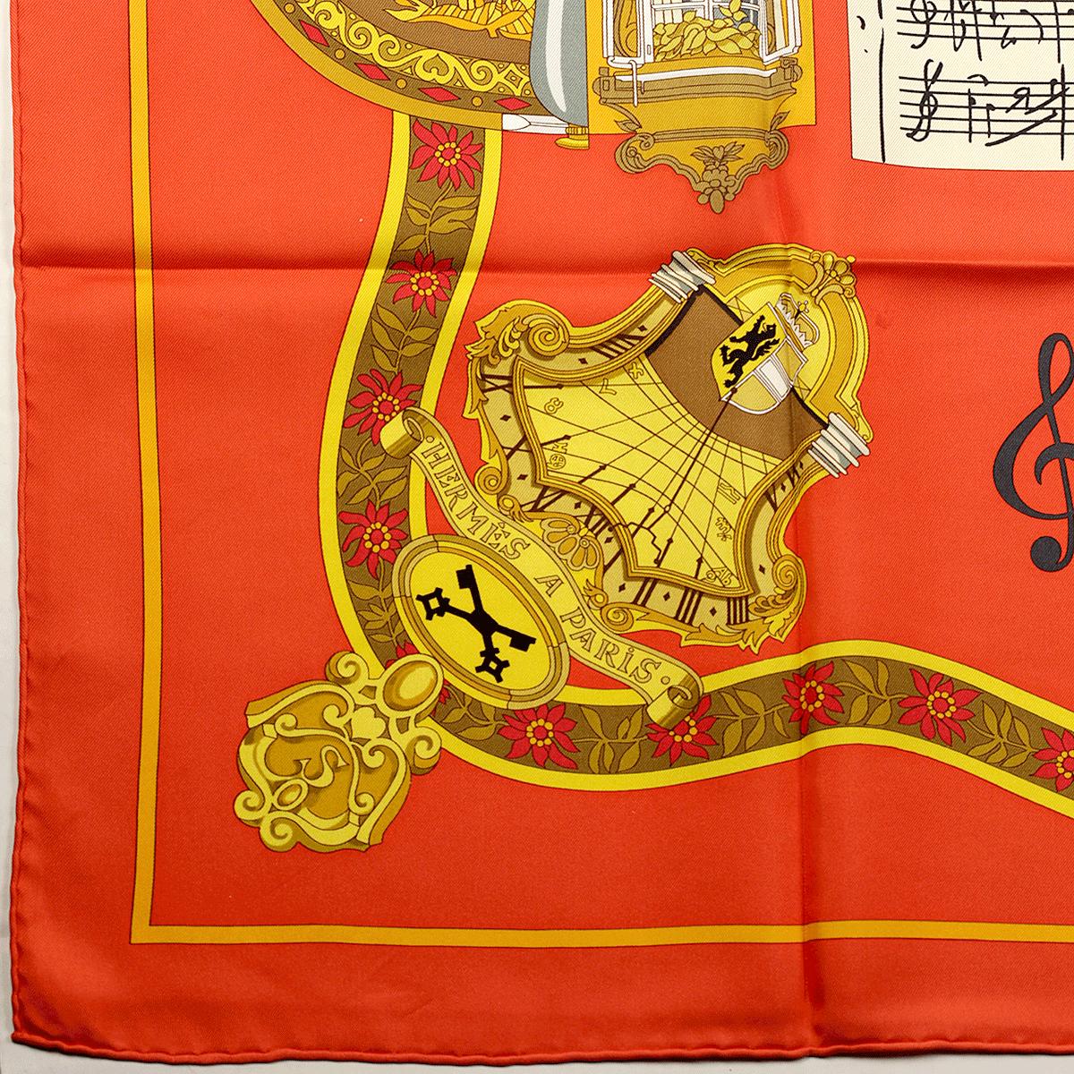 Hermes Scarf "Salzburg" by Loic Dubigeon 90cm Silk | Carre Foulard