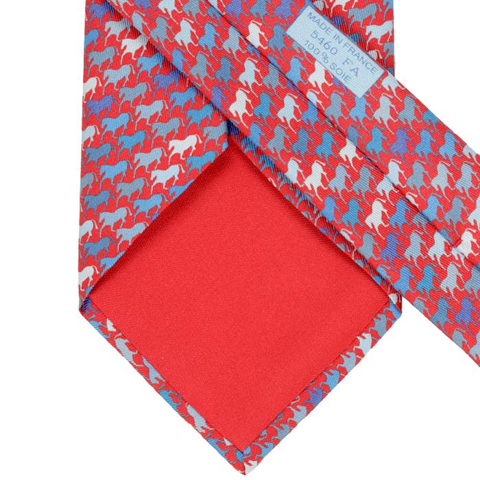 Hermes Men's Silk Tie Horse of Lascaux Pattern 5460 | Necktie Cravate