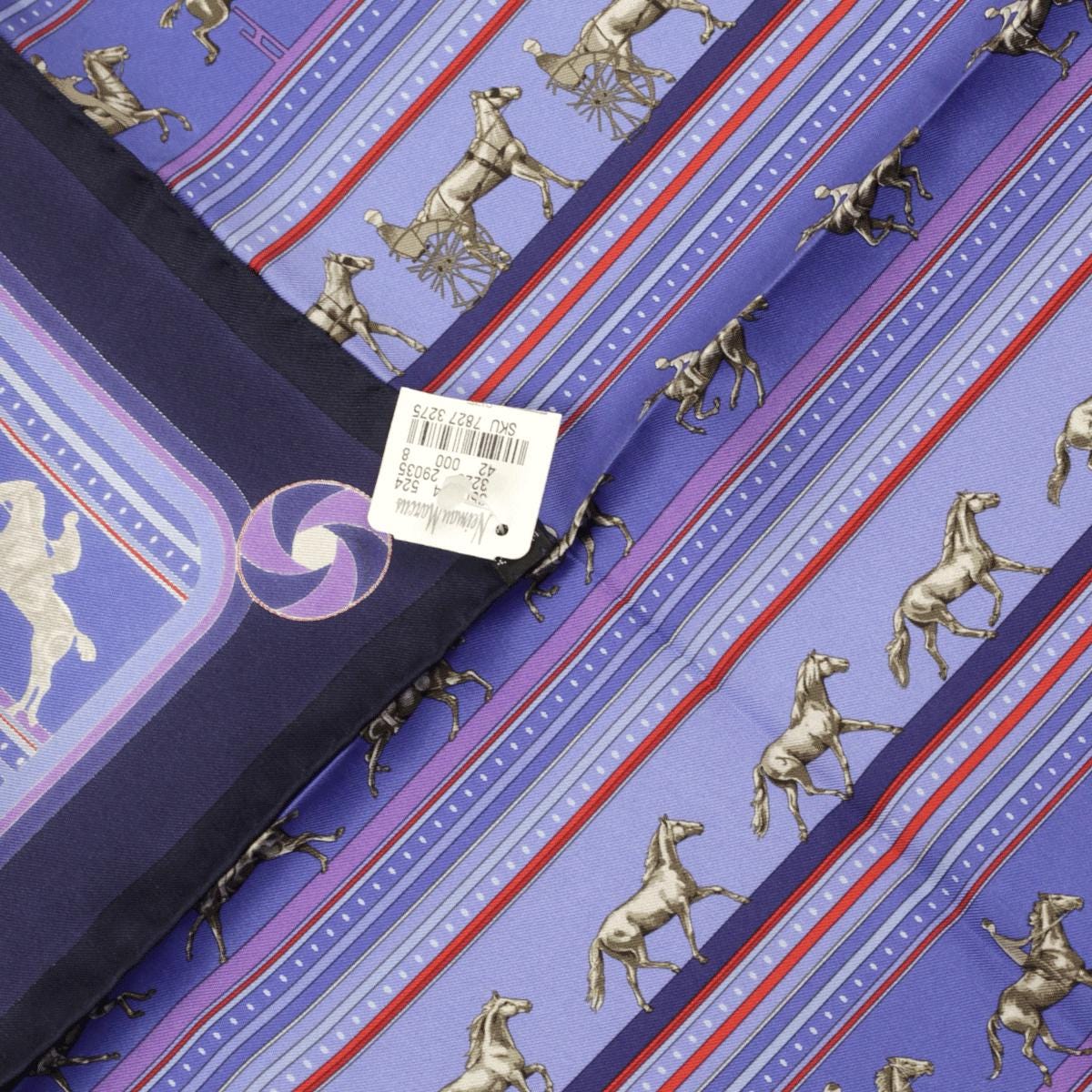 Hermes Scarf 45cm "Sequences" by Caty Latham Silk Gavroche