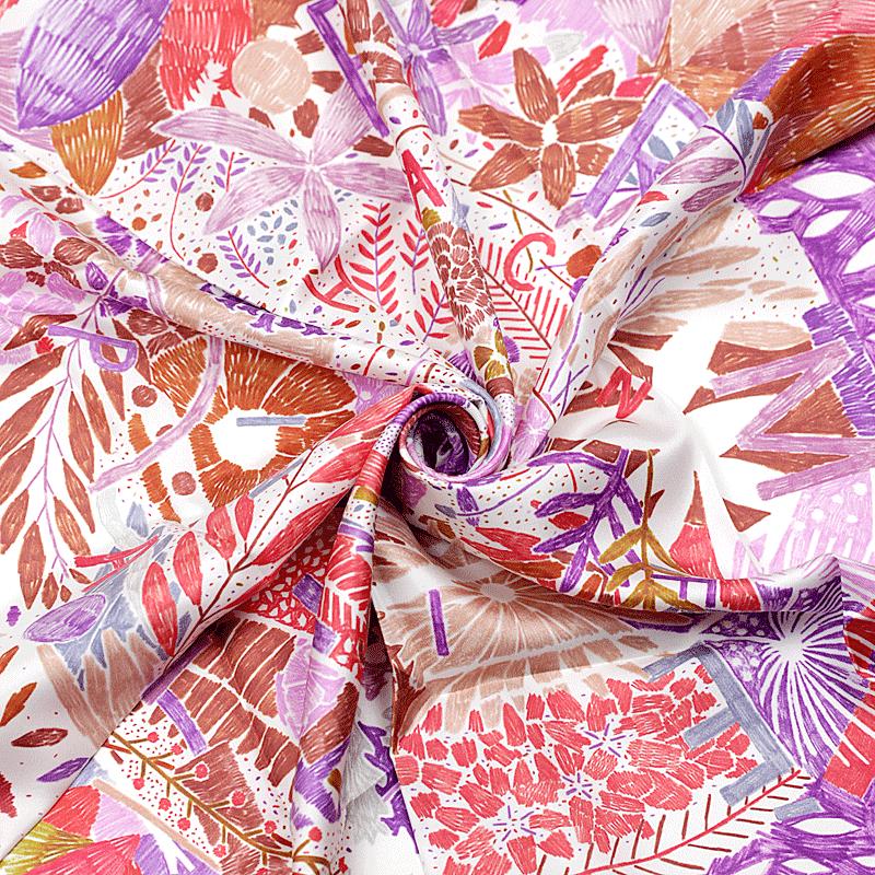 Hermes Scarf "Chacun Fait Son Nid" by Nigel Peake 90cm Silk | Carre Foulard