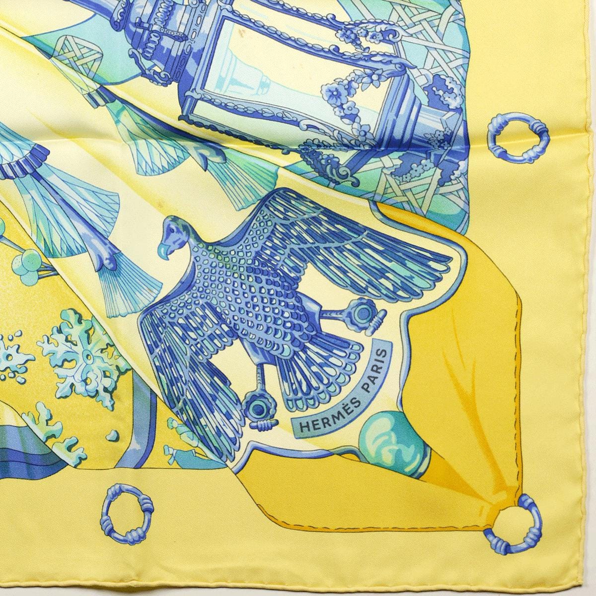 Hermes Scarf "Soleil de Soie" by Caty Latham 90cm Silk | Carre Foulard