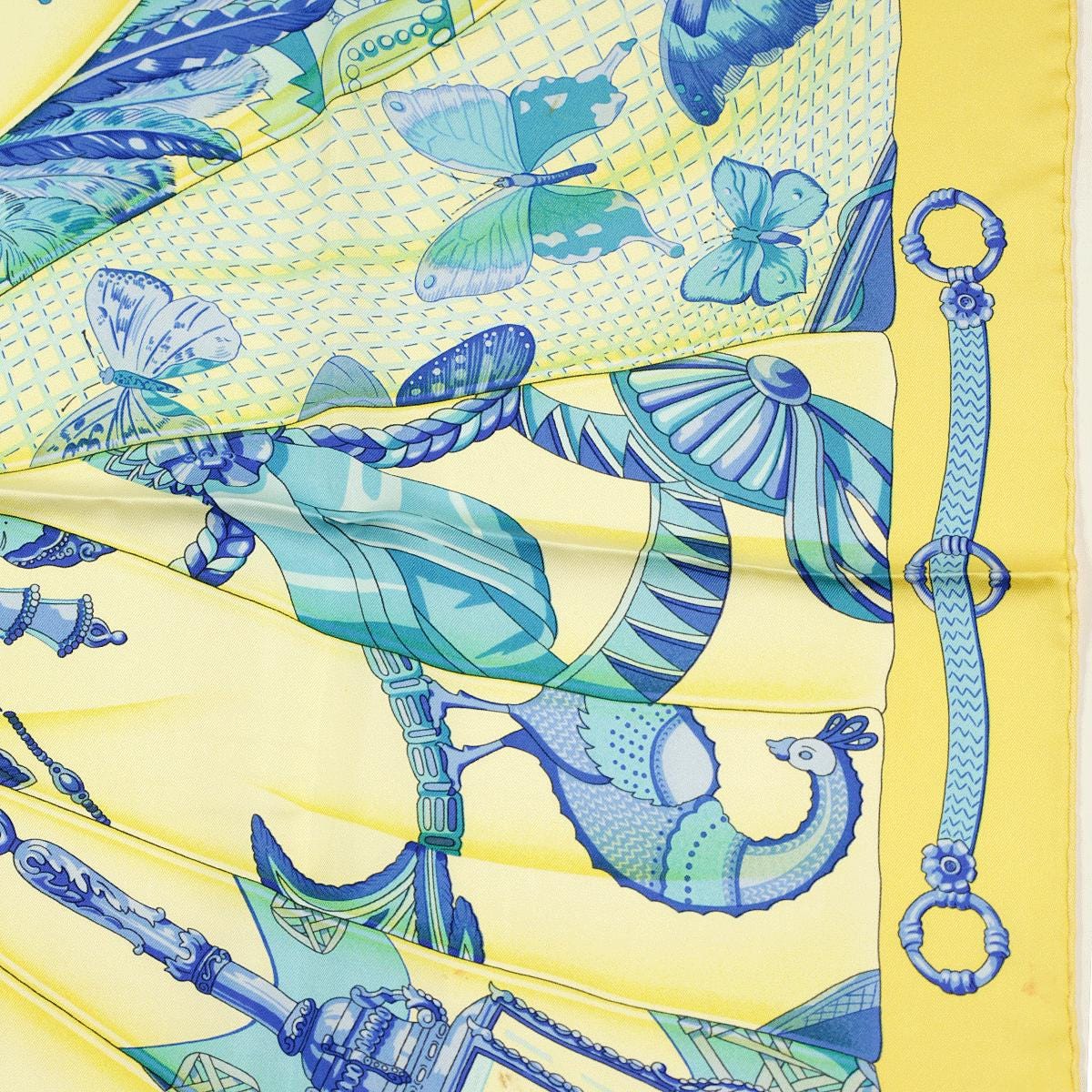 Hermes Scarf "Soleil de Soie" by Caty Latham 90cm Silk | Carre Foulard