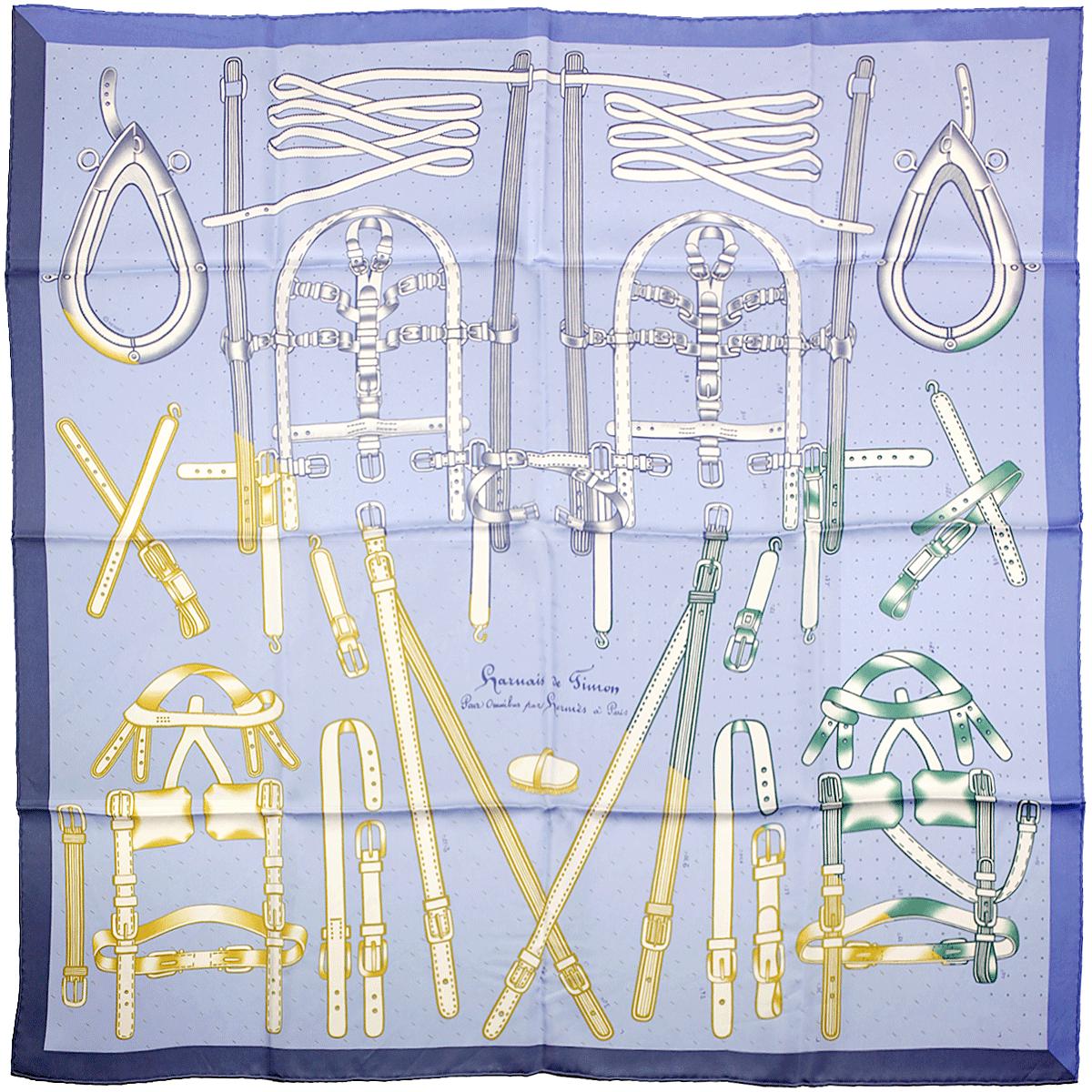 Hermes Scarf "Harnais de Timon" by Florence Manlik 90cm Silk | Carre Foulard NWT