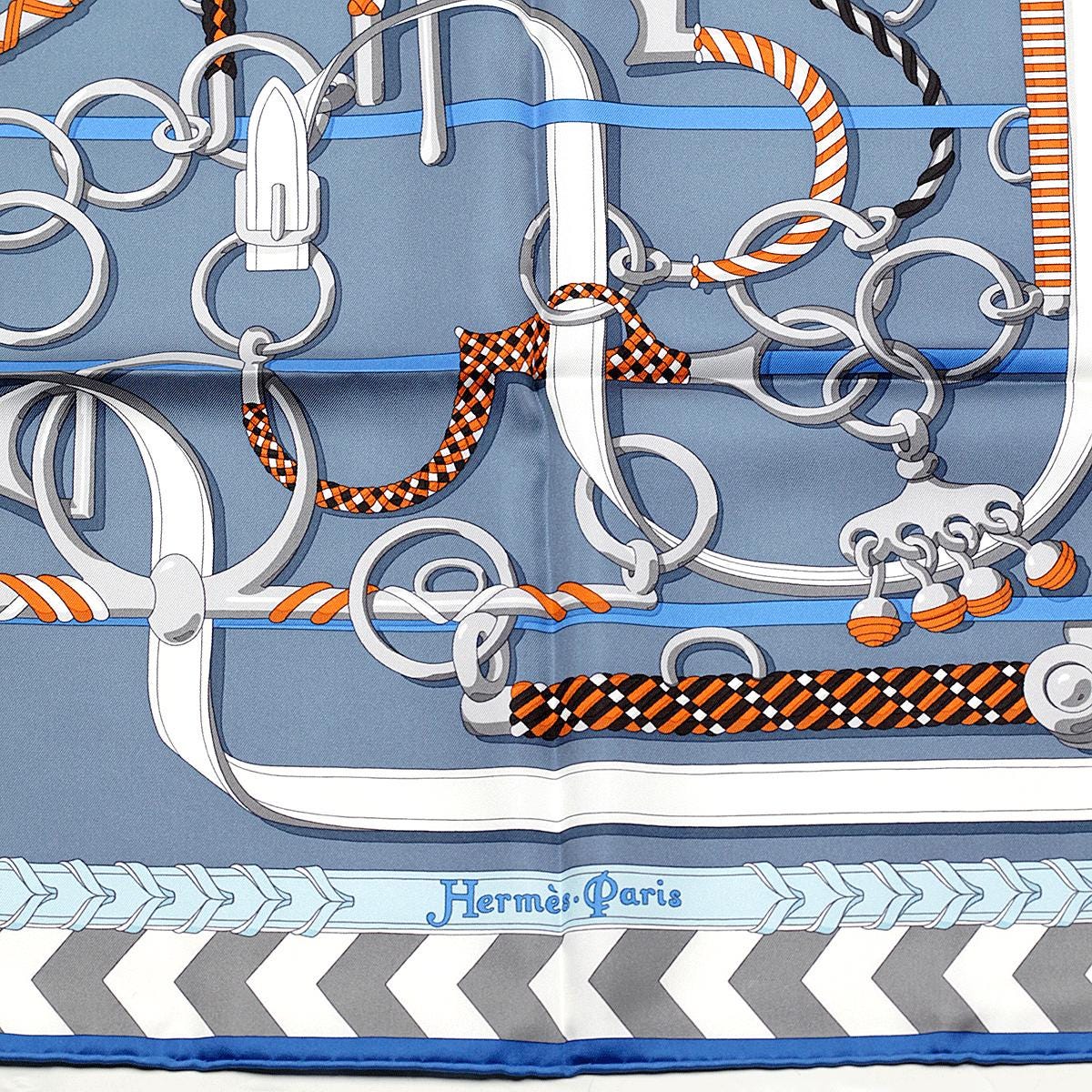 Hermes Scarf "Panoplie Equestre" by Virginie Jamin 90cm Silk | Foulard Carre