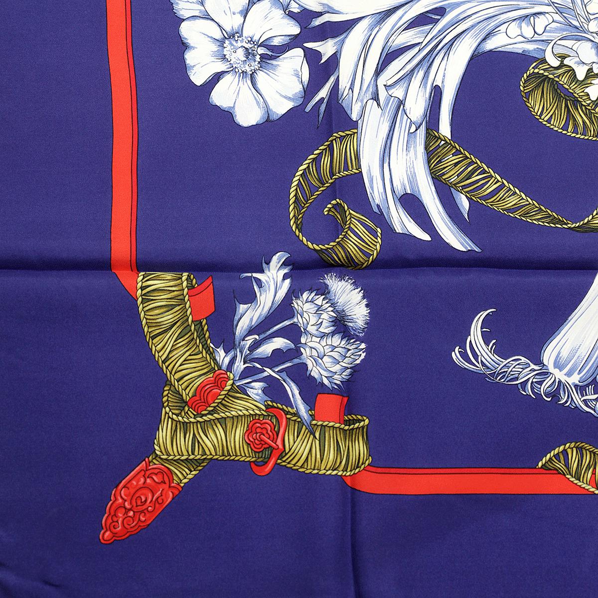 Hermes Scarf "Regina" by Leila Menchari 90cm Silk | Carre Foulard