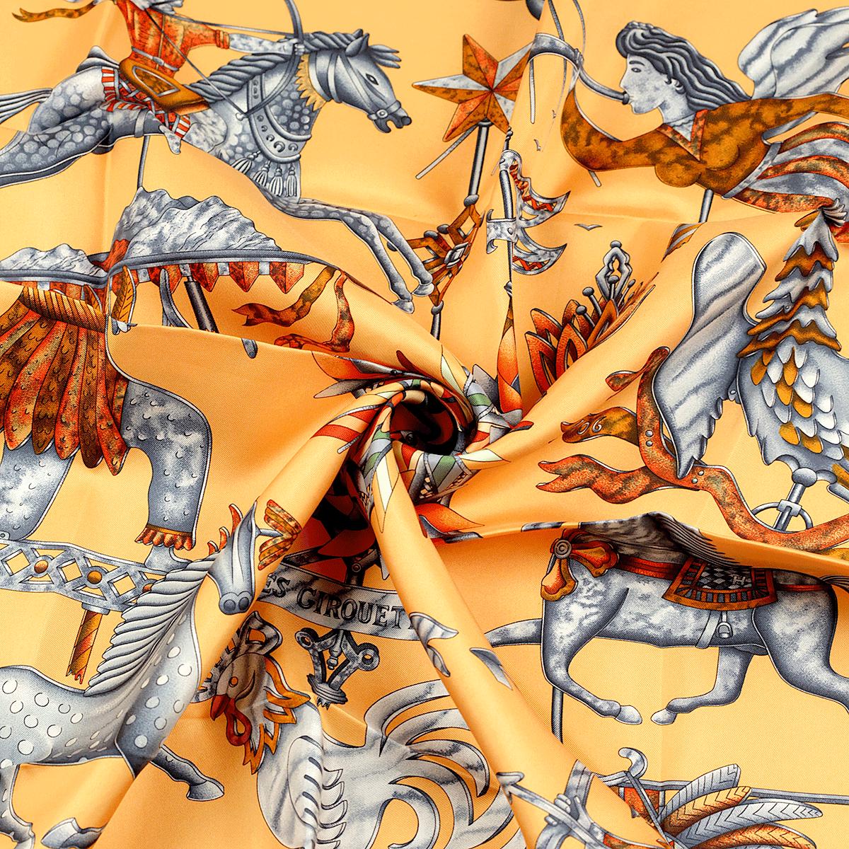 Hermes Scarf "Les Girouettes" by Joachim Metz 90cm Silk | Carre Foulard