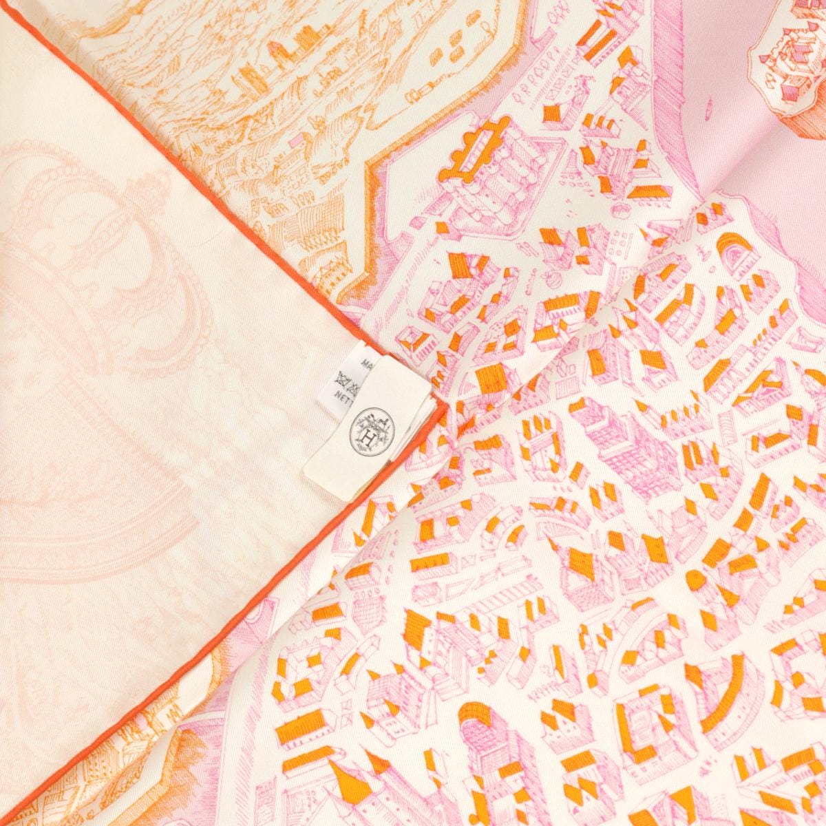 Hermes Scarf "La Cité Cavalière" by Octave Marsal 90cm Silk | Carre Foulard