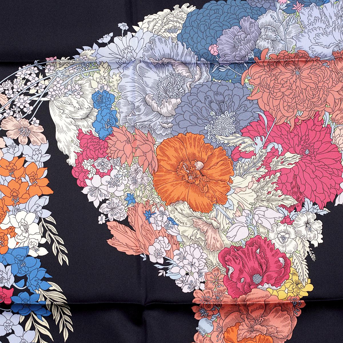 Hermes Scarf "Robe Legere" by Théo de Gueltzl 90cm Silk | Carre Foulard