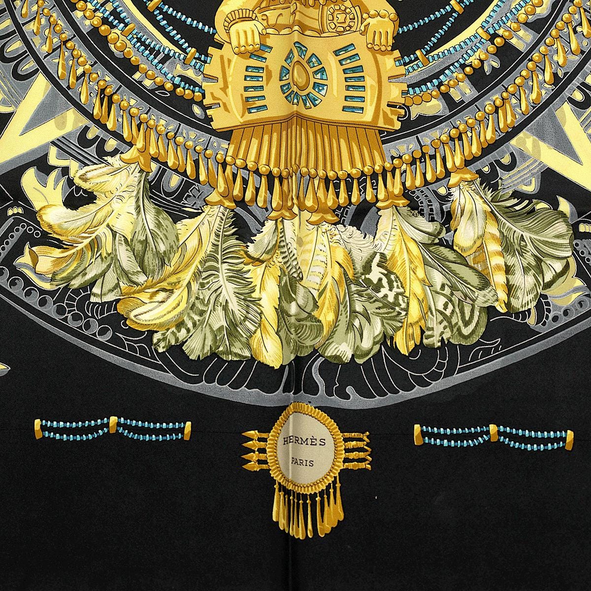 Hermes Scarf "Mexique" by Caty Latham 90cm Silk | Carre Foulard