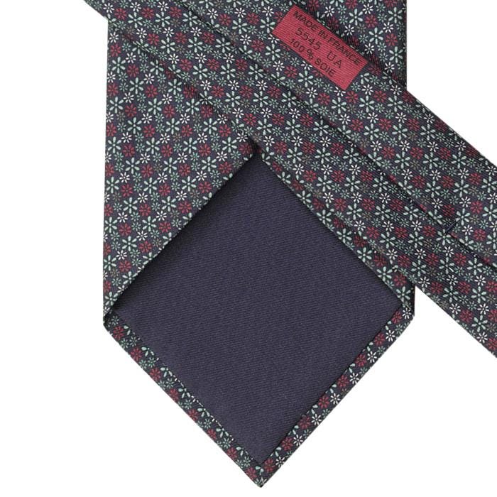 Hermes Men's Silk Tie Floral Pattern 5545 | Necktie Cravate