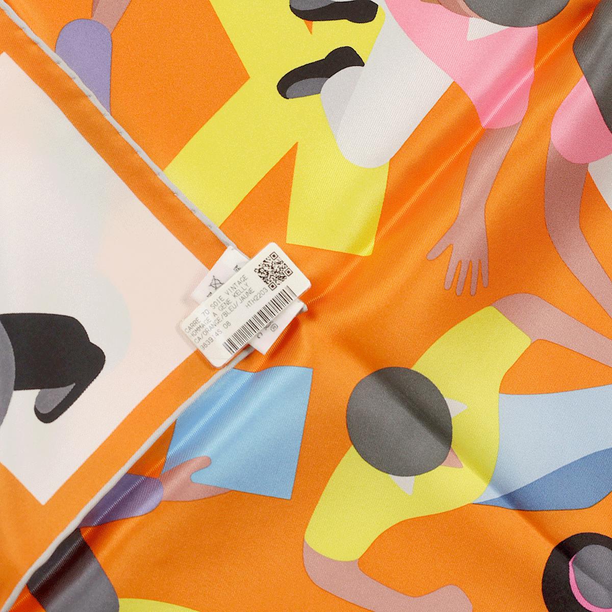 Hermes Scarf "Hommage a Gene Kelly" by Geoff McFetridge 70cm Silk | Limited Edition