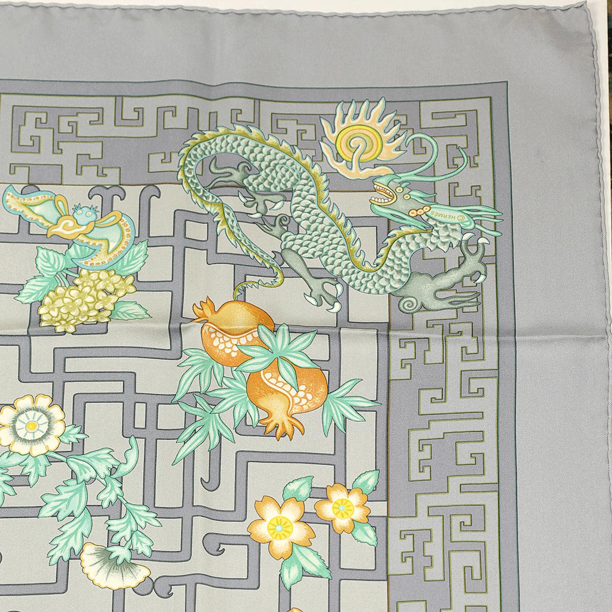 Hermes Scarf "Turandot" by Natsuno Hidaka 90cm Silk | Grail