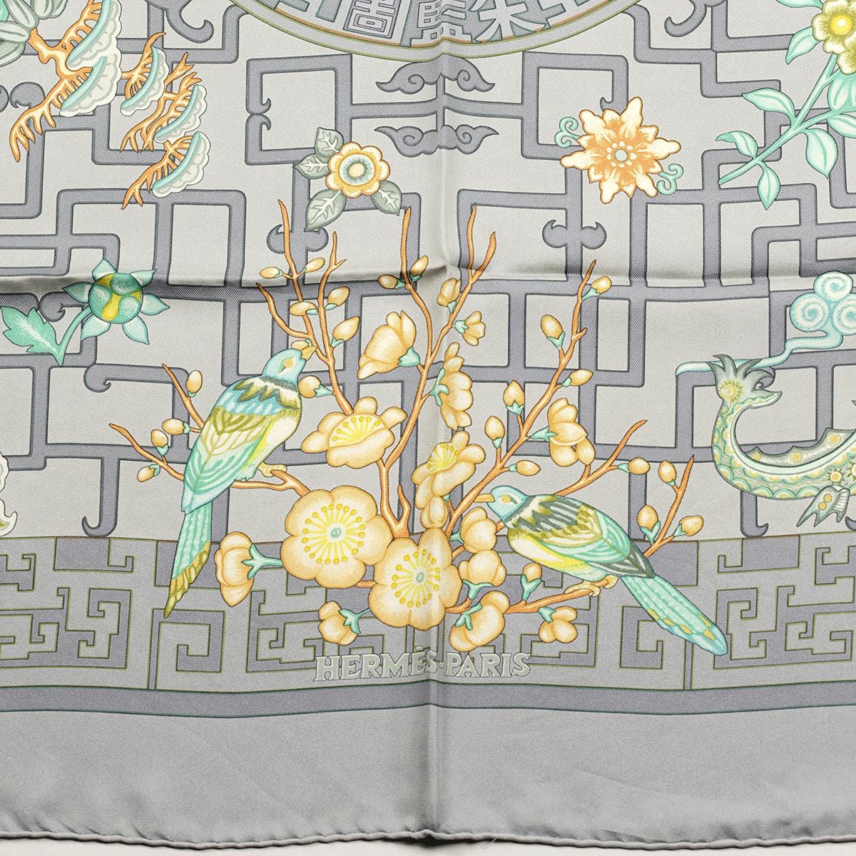 Hermes Scarf "Turandot" by Natsuno Hidaka 90cm Silk | Grail