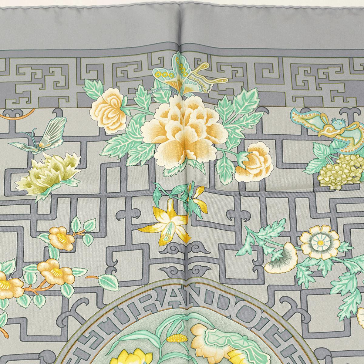 Hermes Scarf "Turandot" by Natsuno Hidaka 90cm Silk | Grail