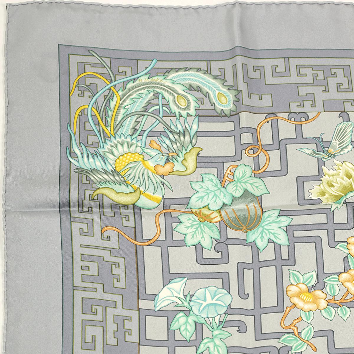 Hermes Scarf "Turandot" by Natsuno Hidaka 90cm Silk | Grail