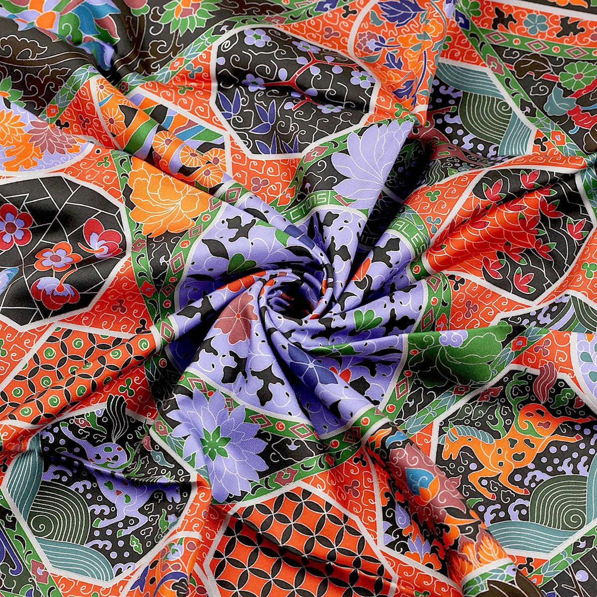 Hermes Scarf "Collections Imperiales" by Catherine Baschet 90cm Silk | Foulard Carre