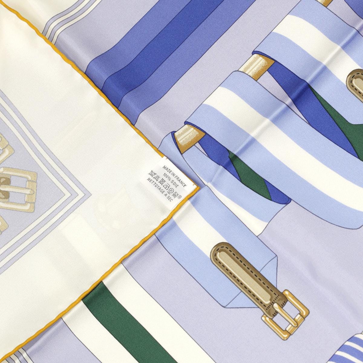 Hermes Scarf "Double Sangle" by Virginie Jamin and Joachim Metz 90cm Silk | Foulard Carre