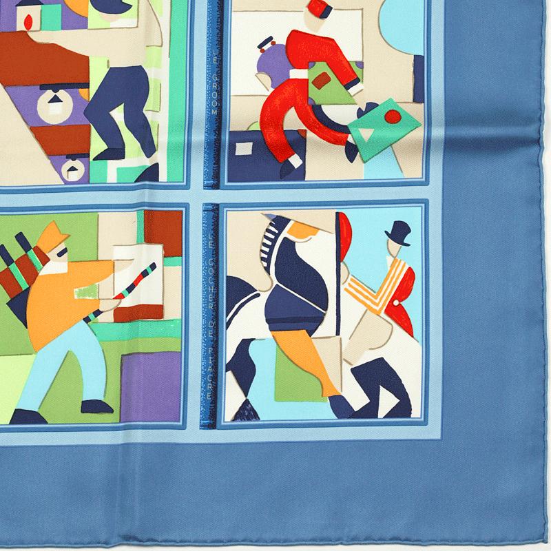 Hermes Scarf "Les Petit Metiers de Paris" by Karen Petrossian 90cm Silk | Carre Foulard