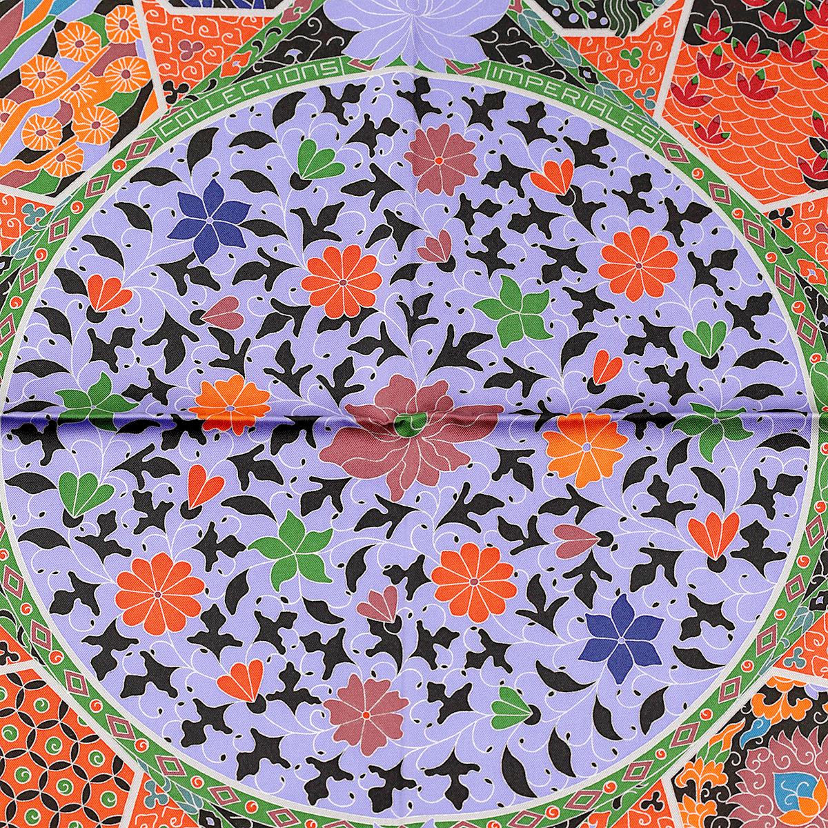 Hermes Scarf "Collections Imperiales" by Catherine Baschet 90cm Silk | Foulard Carre