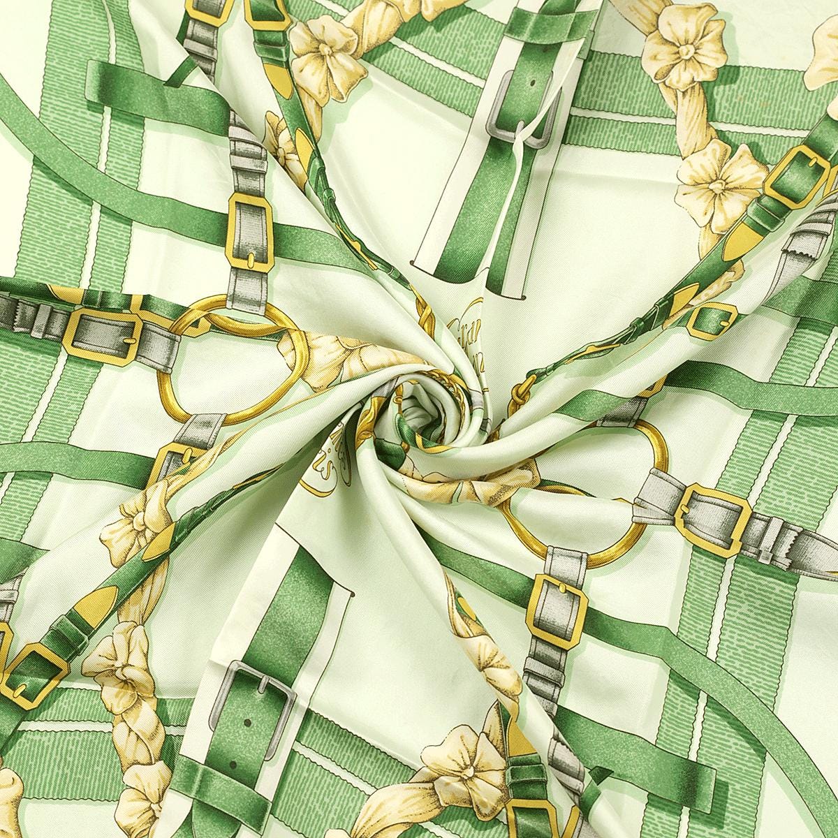 Hermes Scarf "Grand Manege" by Henri d'Origny 90cm Silk | Carre Foulard