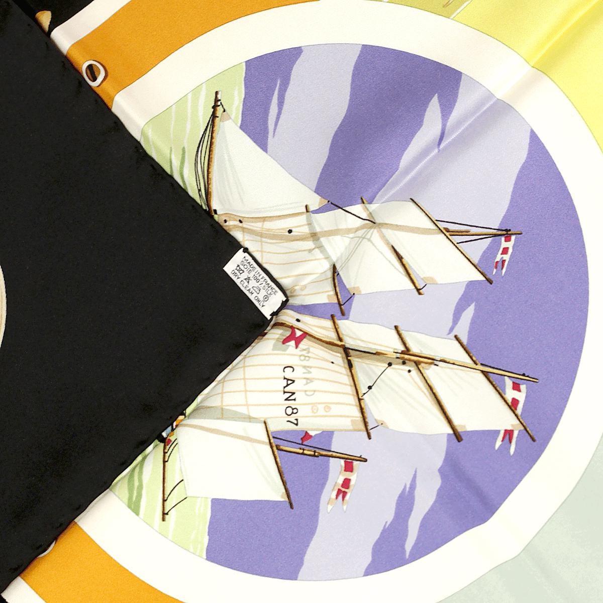 Hermes Scarf "Belles Amures" by Loïc Dubigeon 90cm Silk | Carre Foulard