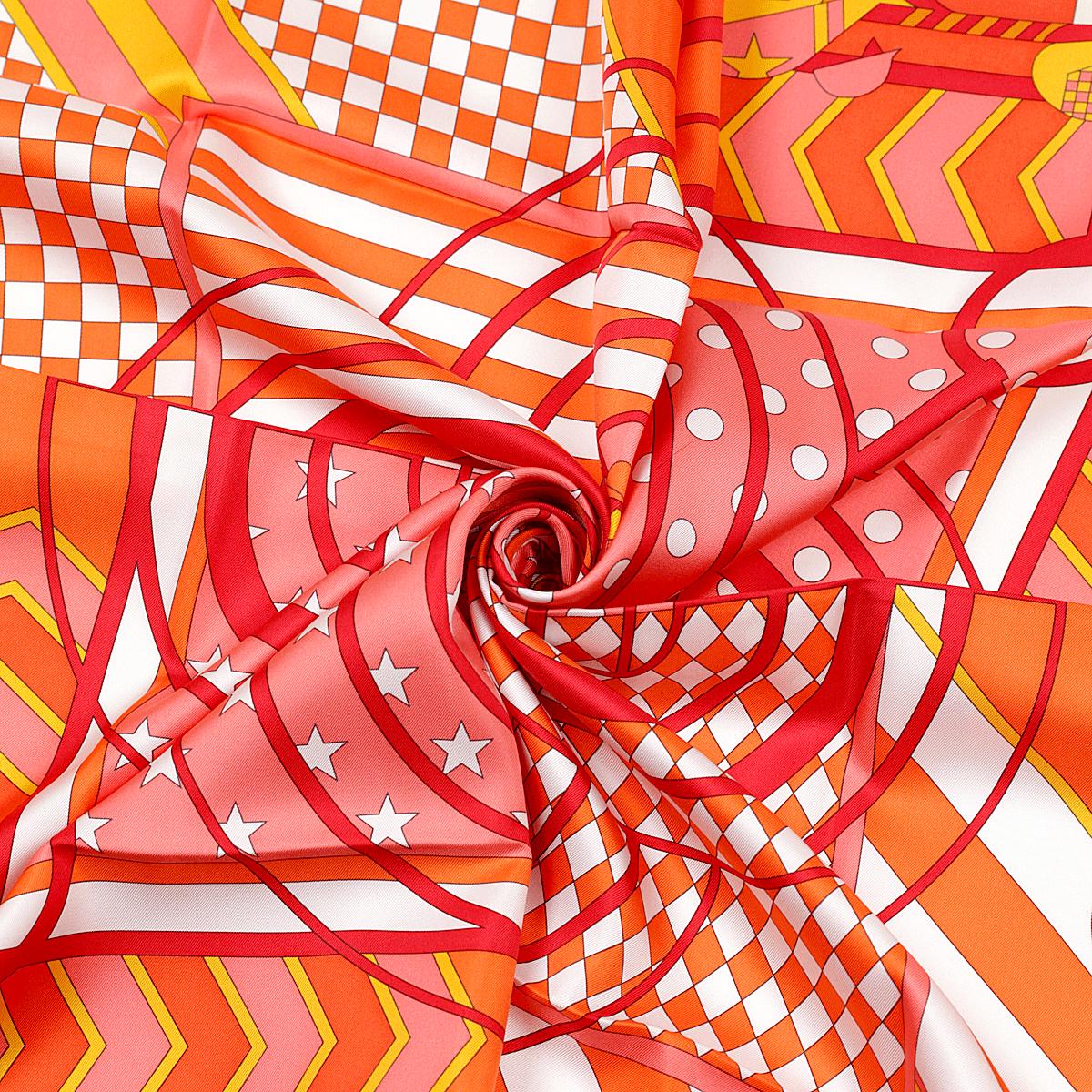 Hermes Scarf "Steeplechase" by Virginie Jamin 90cm Silk | Foulard Carre