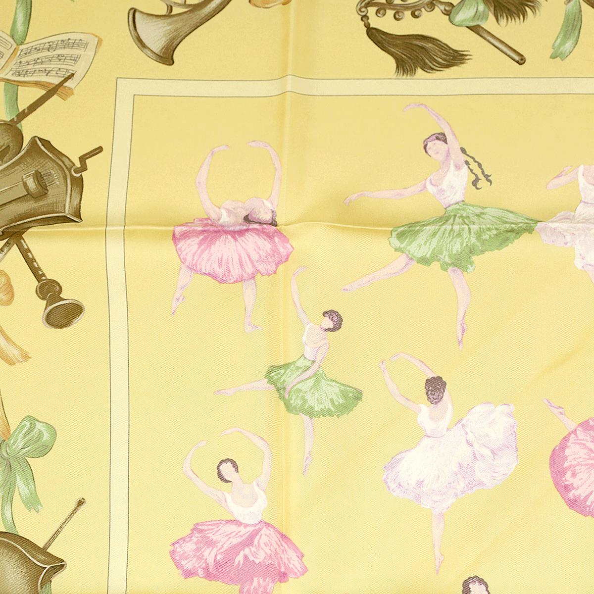 Hermes Scarf "La Danse" by Jean-Louis Clerc 90cm Silk | Carre Foulard