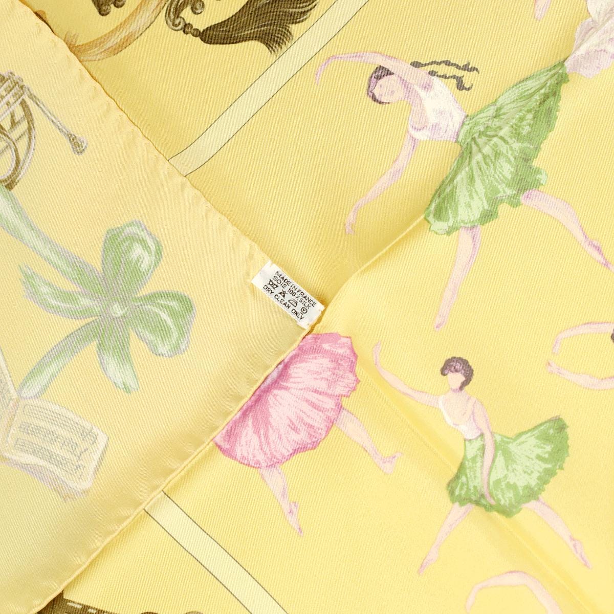 Hermes Scarf "La Danse" by Jean-Louis Clerc 90cm Silk | Carre Foulard