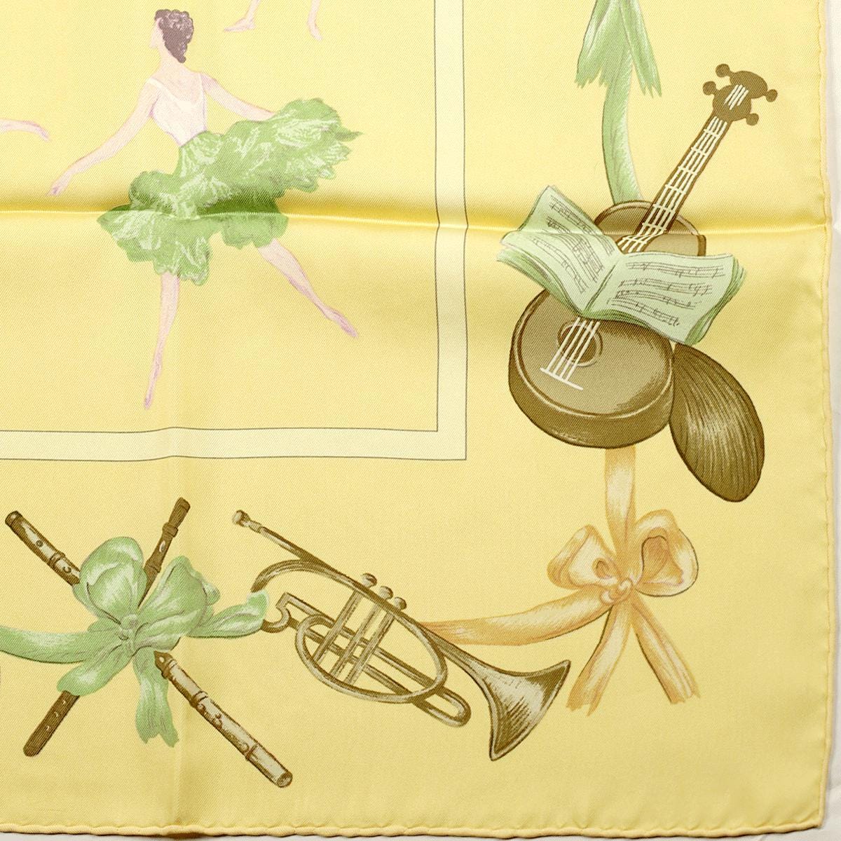 Hermes Scarf "La Danse" by Jean-Louis Clerc 90cm Silk | Carre Foulard