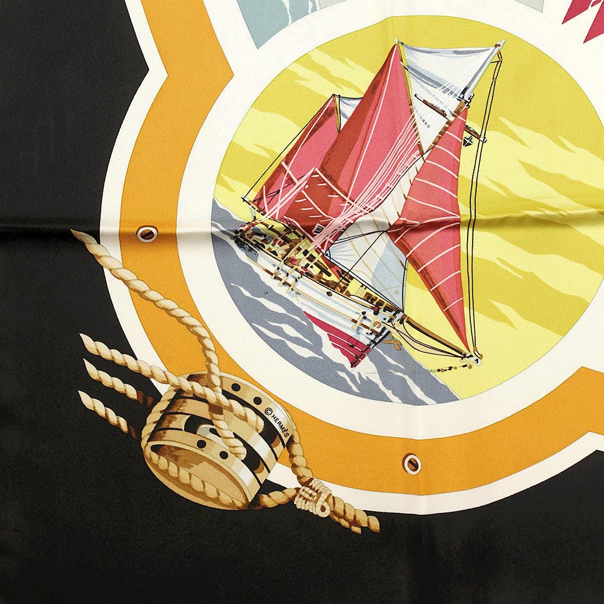 Hermes Scarf "Belles Amures" by Loïc Dubigeon 90cm Silk | Carre Foulard