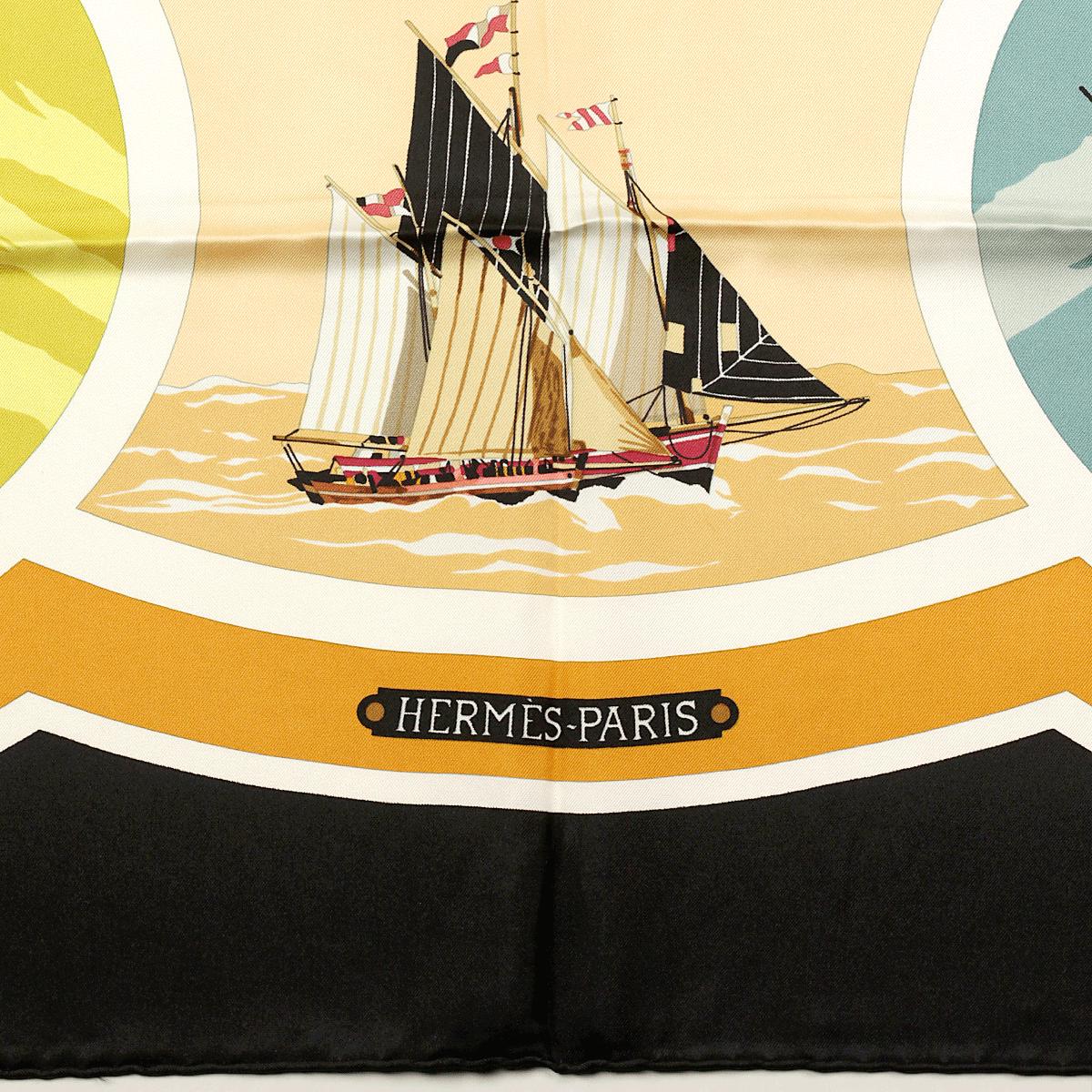 Hermes Scarf "Belles Amures" by Loïc Dubigeon 90cm Silk | Carre Foulard
