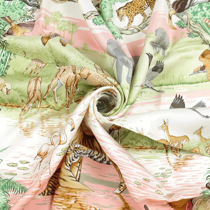 Hermes Scarf "La Treve de l'Eau" by Robert Dallet 90cm Silk | Carre Foulard