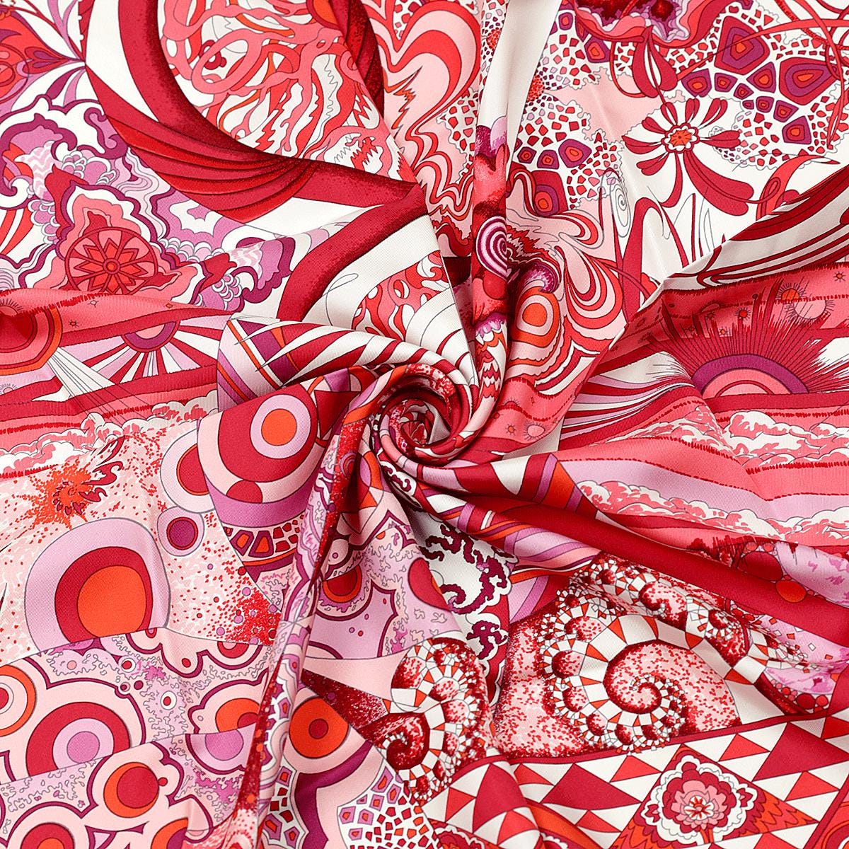 Hermes Scarf "L'ivresse de l'Infini" by Zoe Pauwels 90cm Silk