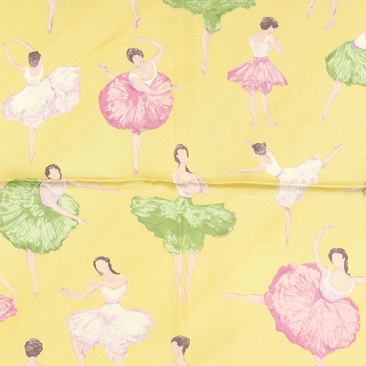 Hermes Scarf "La Danse" by Jean-Louis Clerc 90cm Silk | Carre Foulard